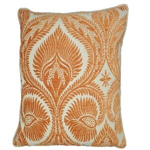 World Market Elegant Gold and Cream Tapestry Pillow Cover (2 Set)